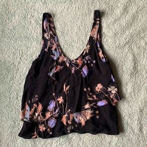 Free People Intimately Floral Print Layered Top